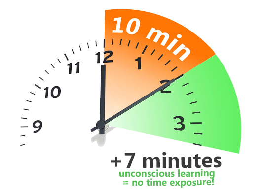 faster language learning - 10 minutes exercise